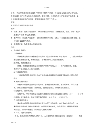 设备OEE控制程序