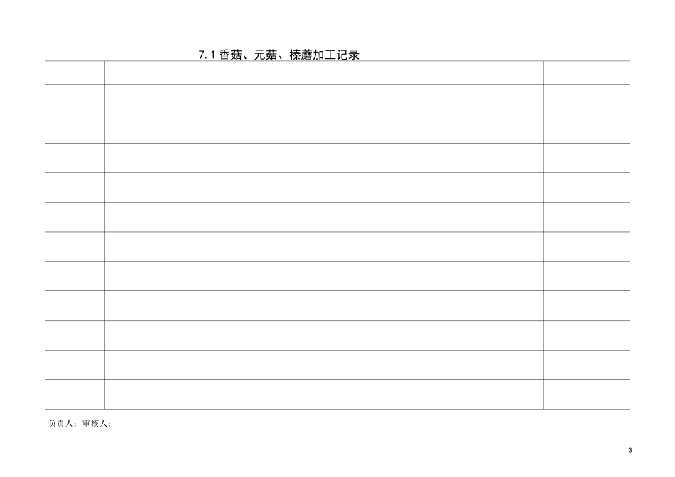 有机加工产品 记录表_第3页