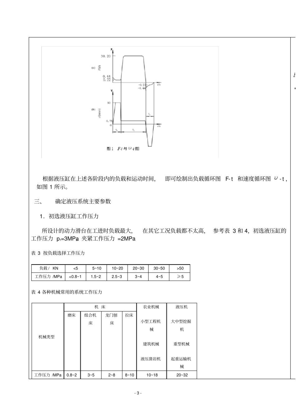 设计一台用成型铣刀在加工件上加工出成型面的液压专用铣床_第3页