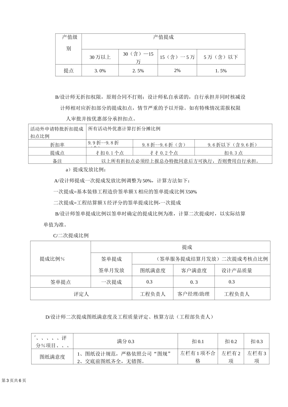 家装公司设计部薪酬体制_第3页