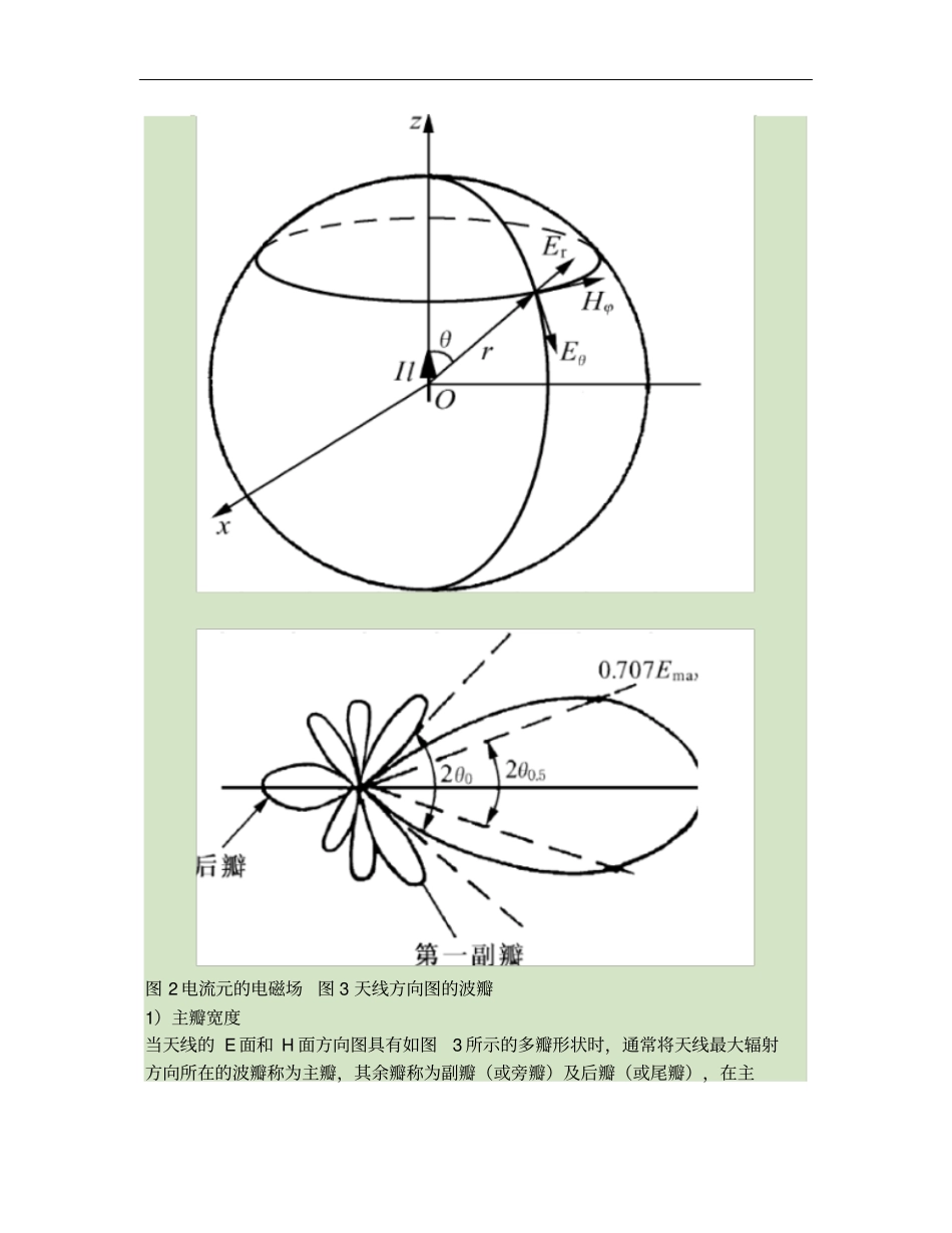 试验八、天线辐射的方向特性概要_第3页