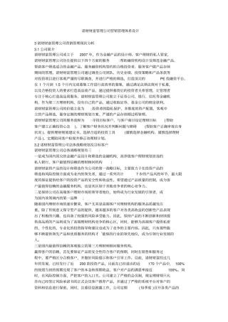 诺财财富管理公司营销管理体系设计