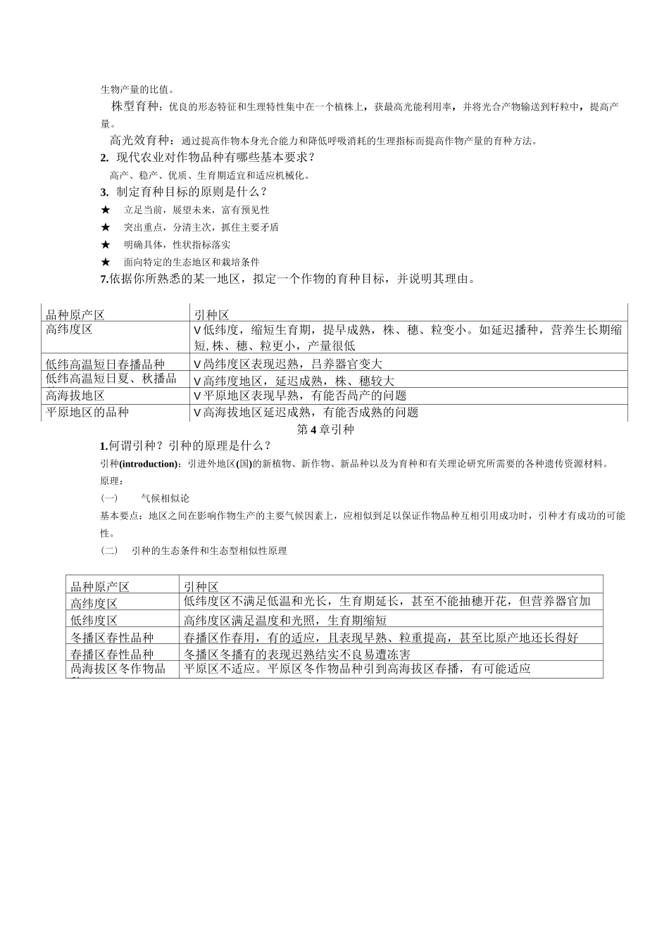 ★作物育种学总论._第2页