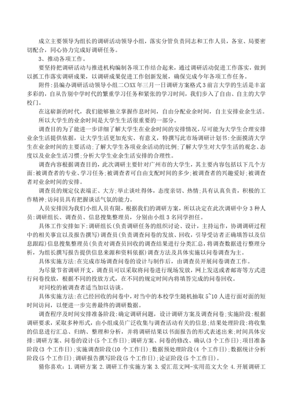 调研方案格式_第3页