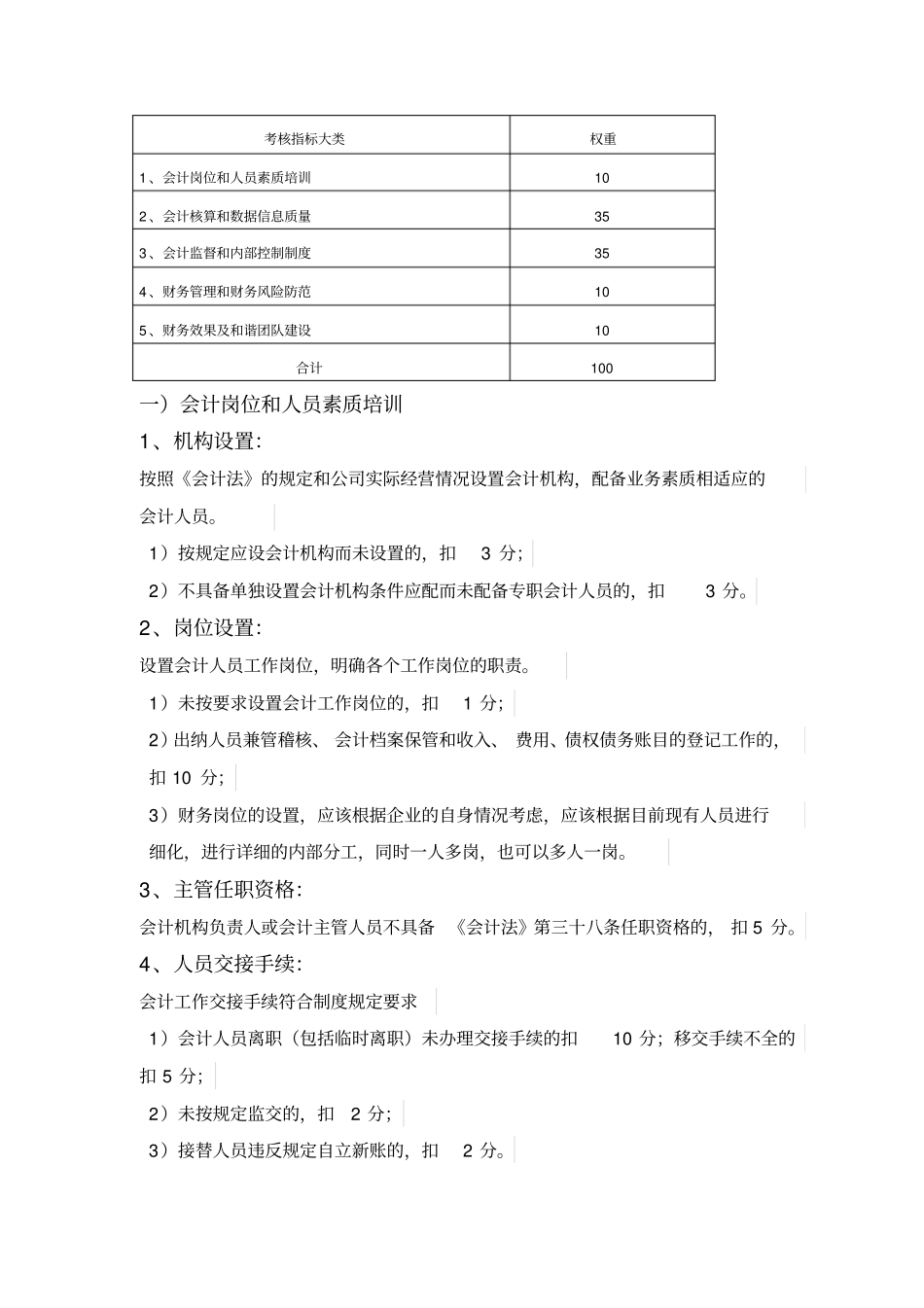 财务会计工作考核及责任追究_第2页