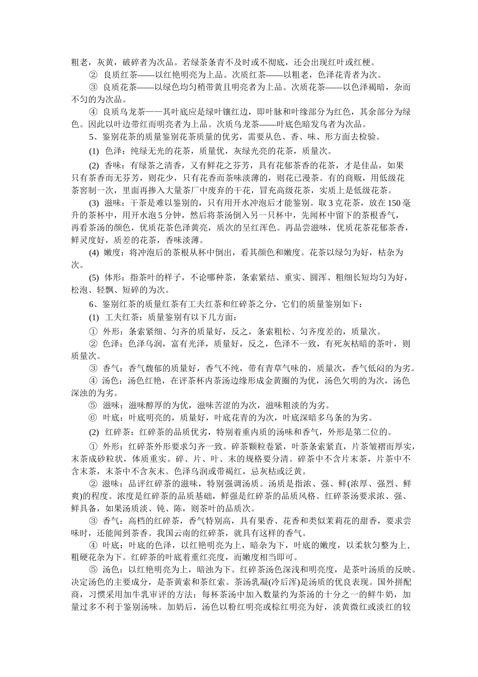 茶叶感官检验方法_第3页
