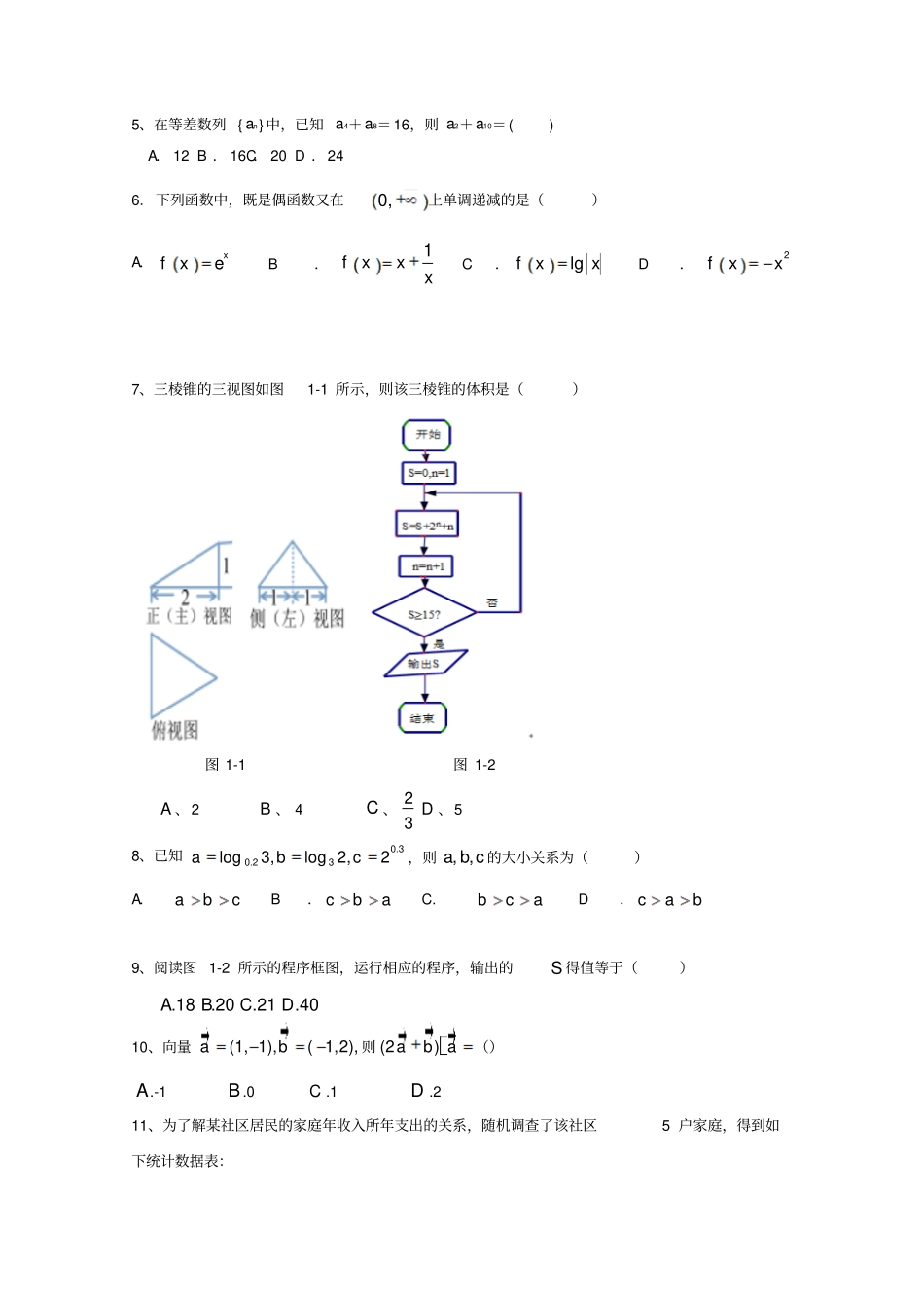 贵州贵阳三十八中2019届高三数学上学期10月月考试题文_第2页