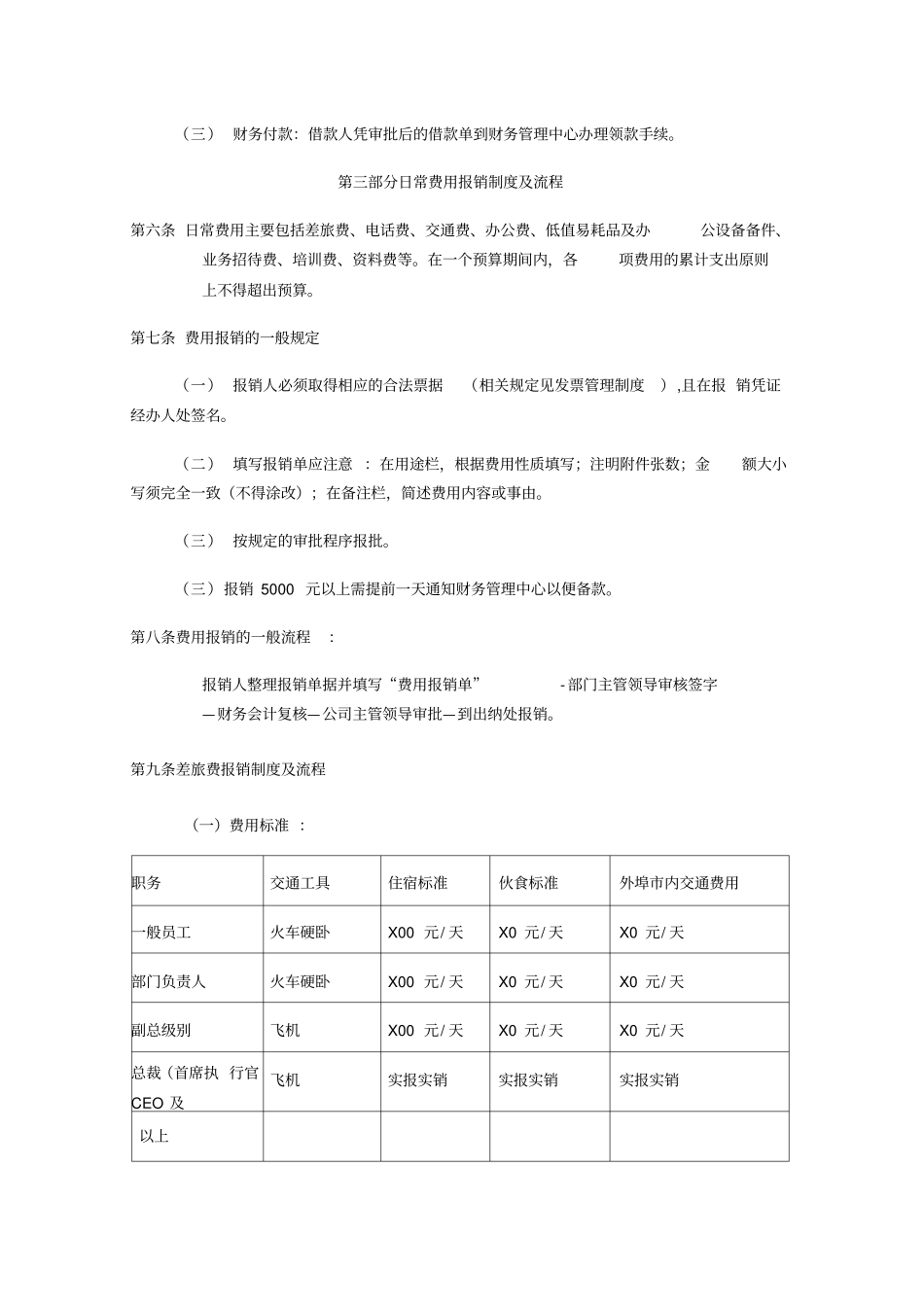 费用报销制度及报销流程_第2页