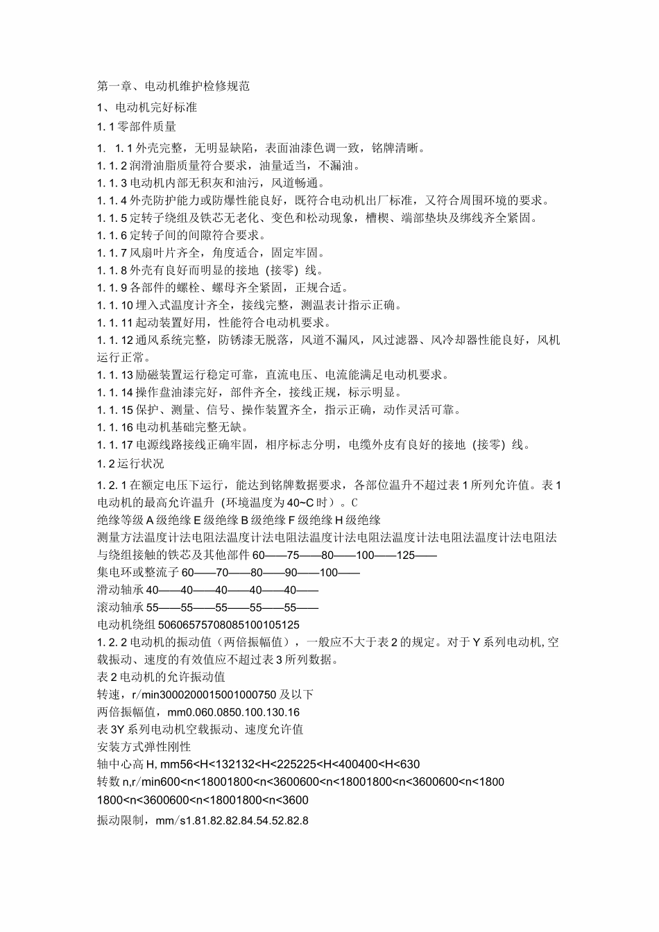 高压电机检修工艺及标准_第2页