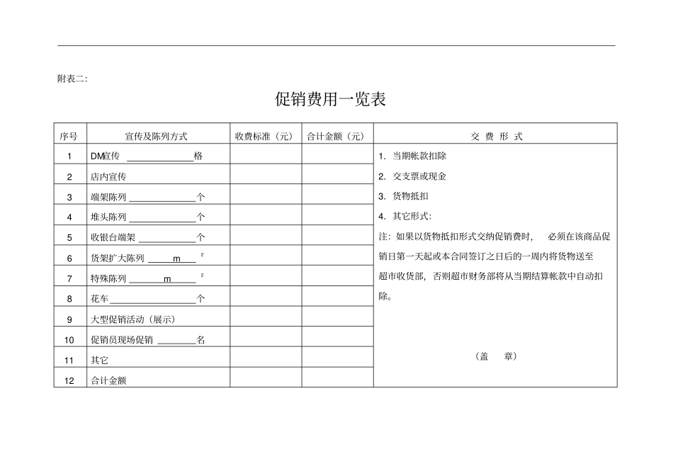 超促销商品活动协议书_第3页