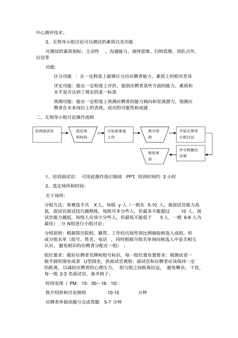 超实用的,可以现用的无领导小组讨论操作指引_第2页