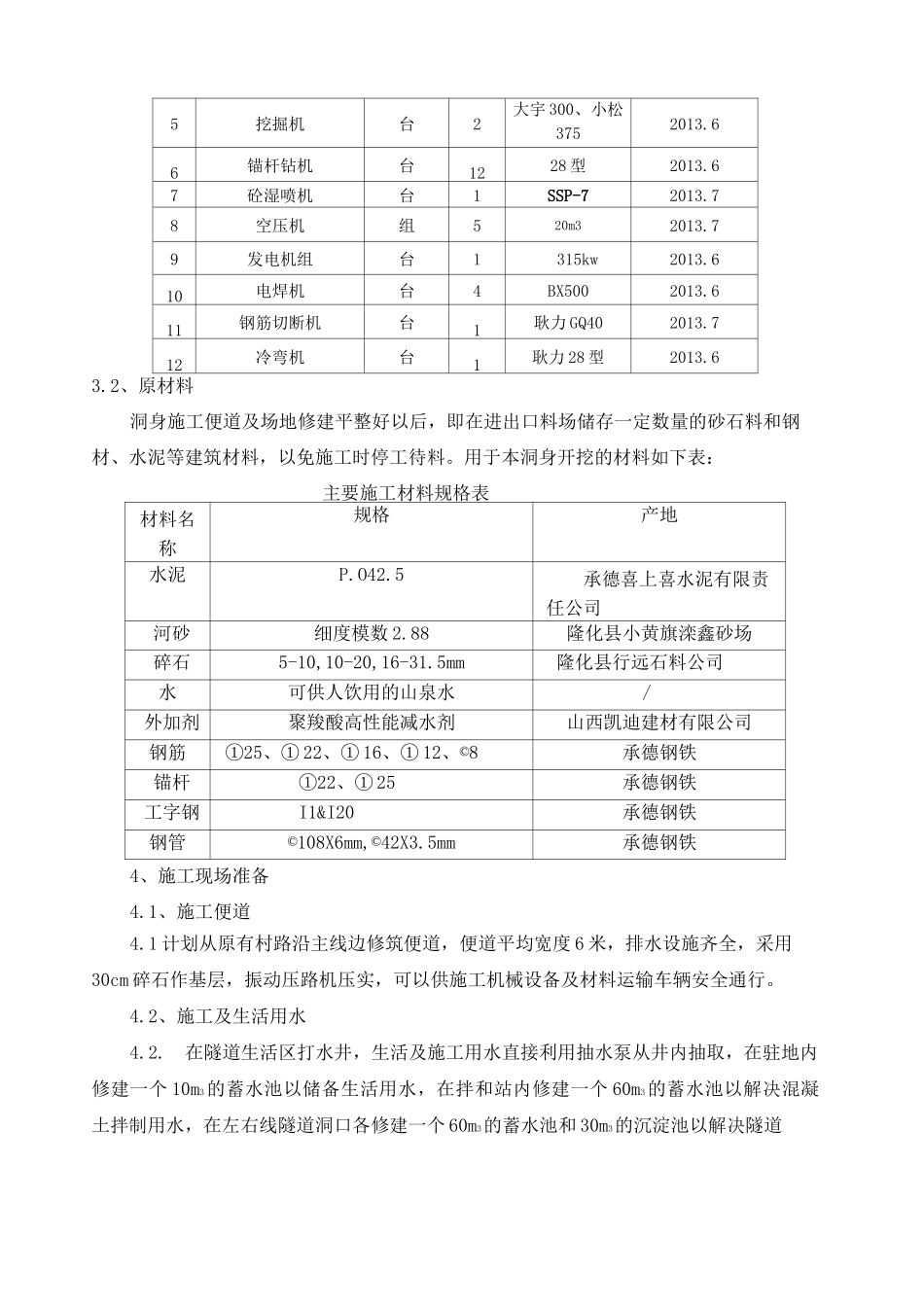 喷射混凝土施工方案 _第3页