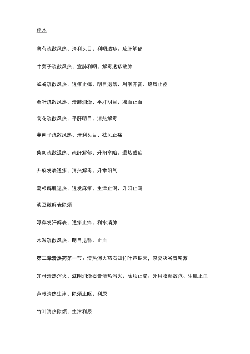 [全]《中药二》单味中药中成药功效总结_第2页