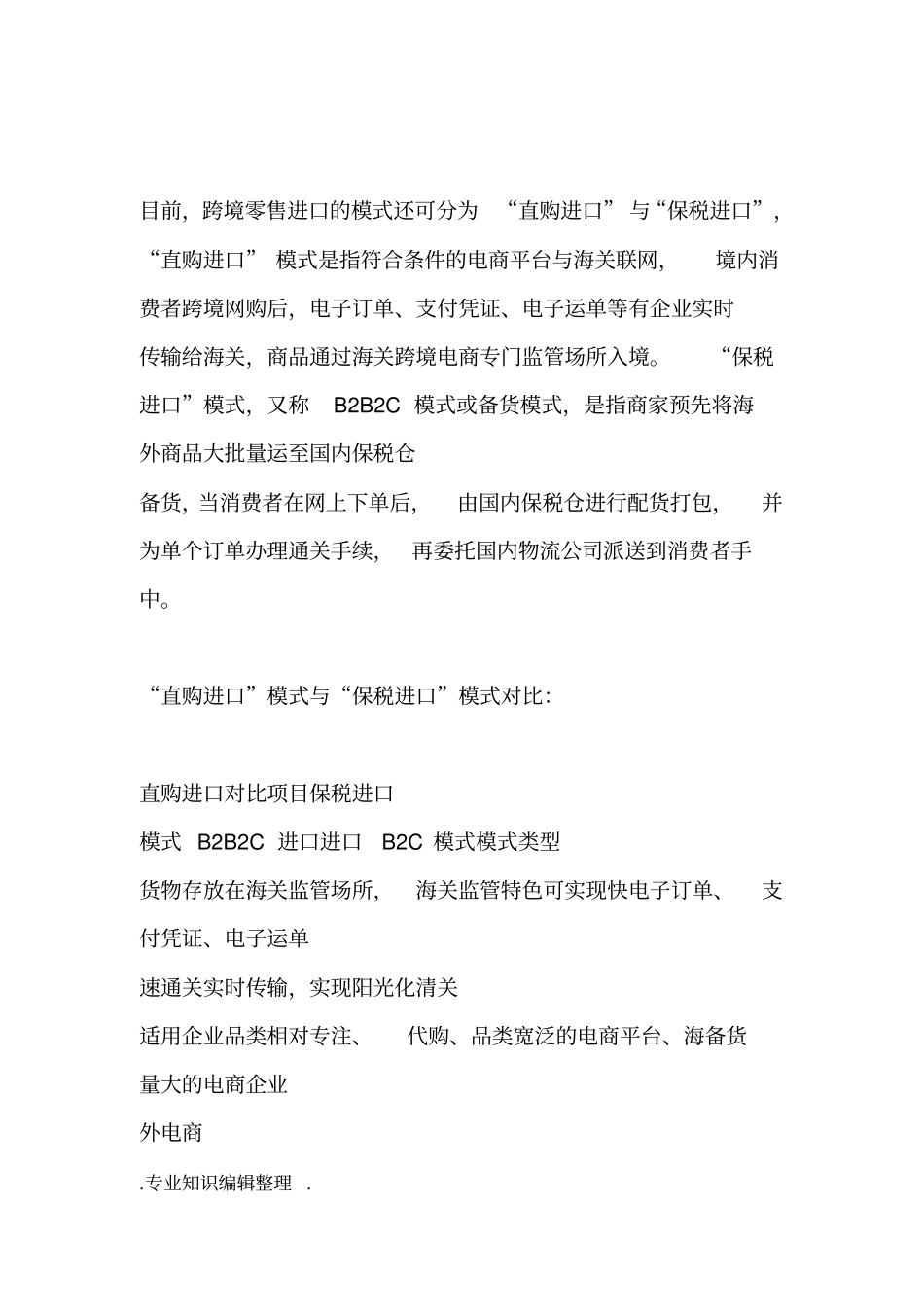 跨境电商业务模式和税务处理_第3页
