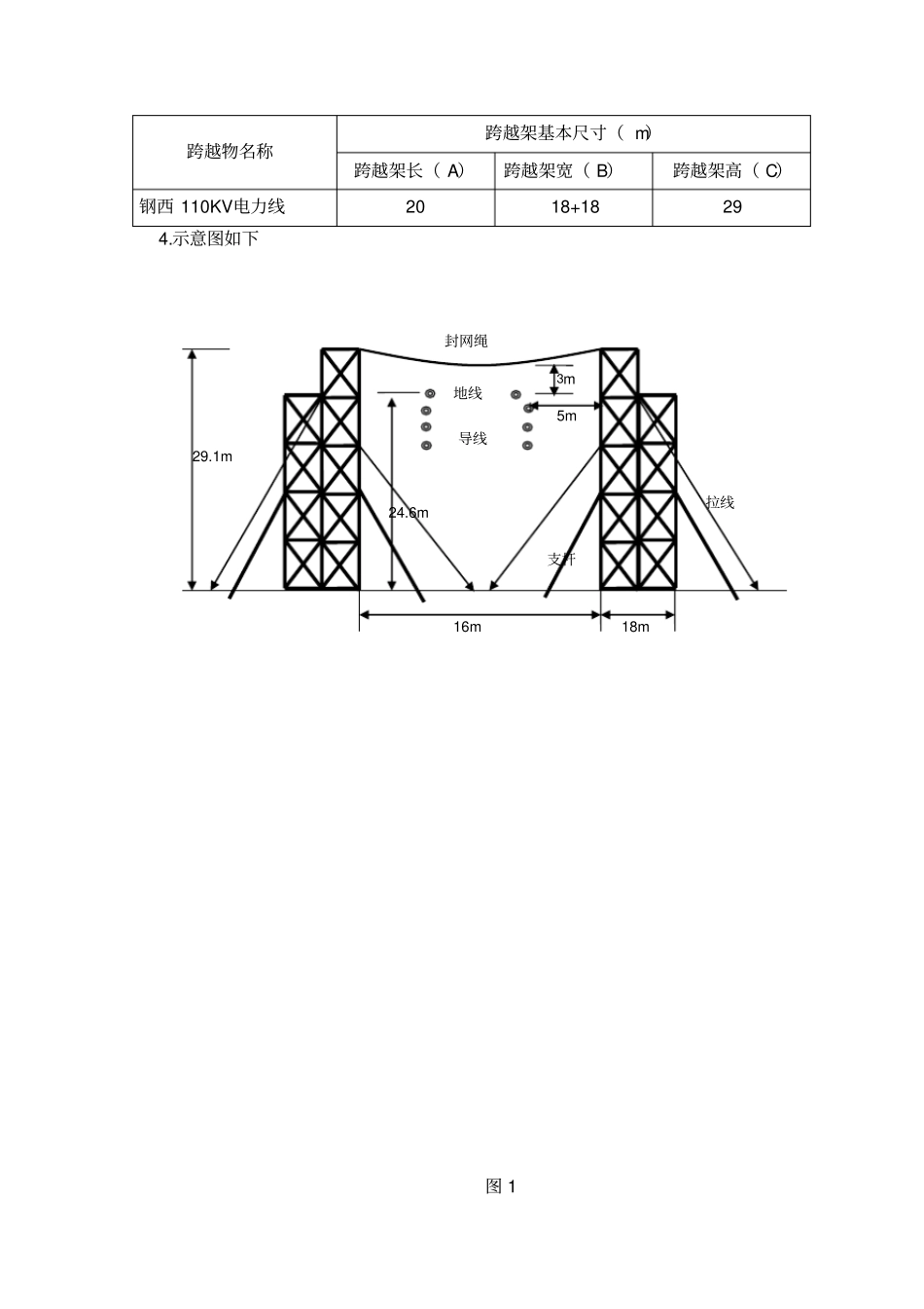 跨越110KV钢西线方案_第2页