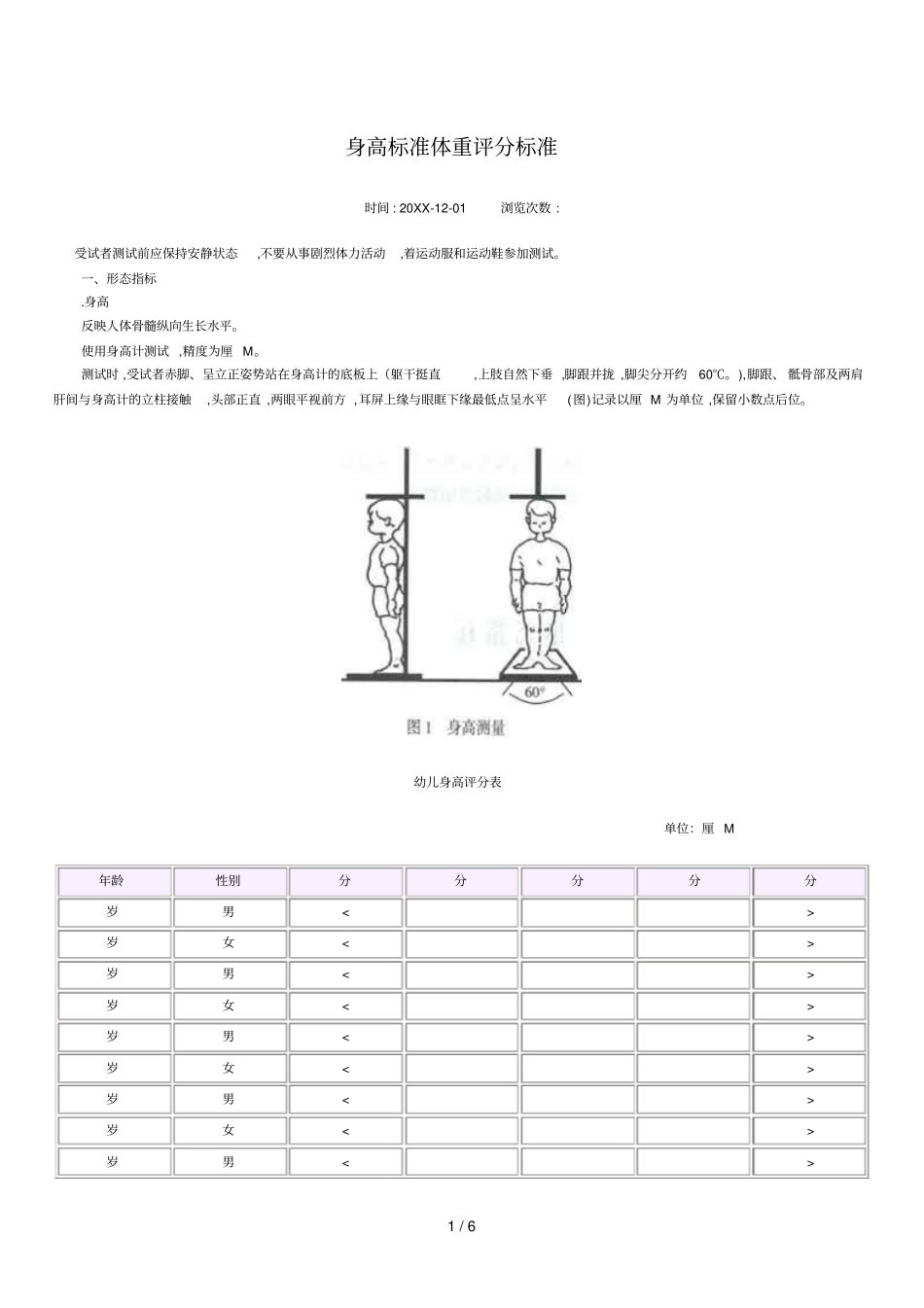 身高标准体重评分标准_第1页
