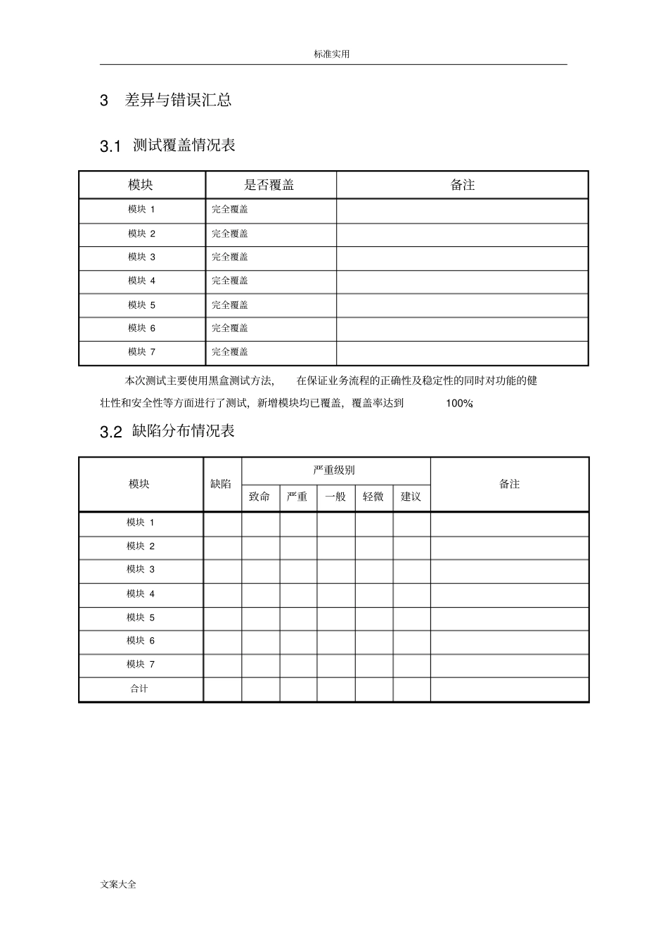软件系统测试报告材料实用模板_第3页
