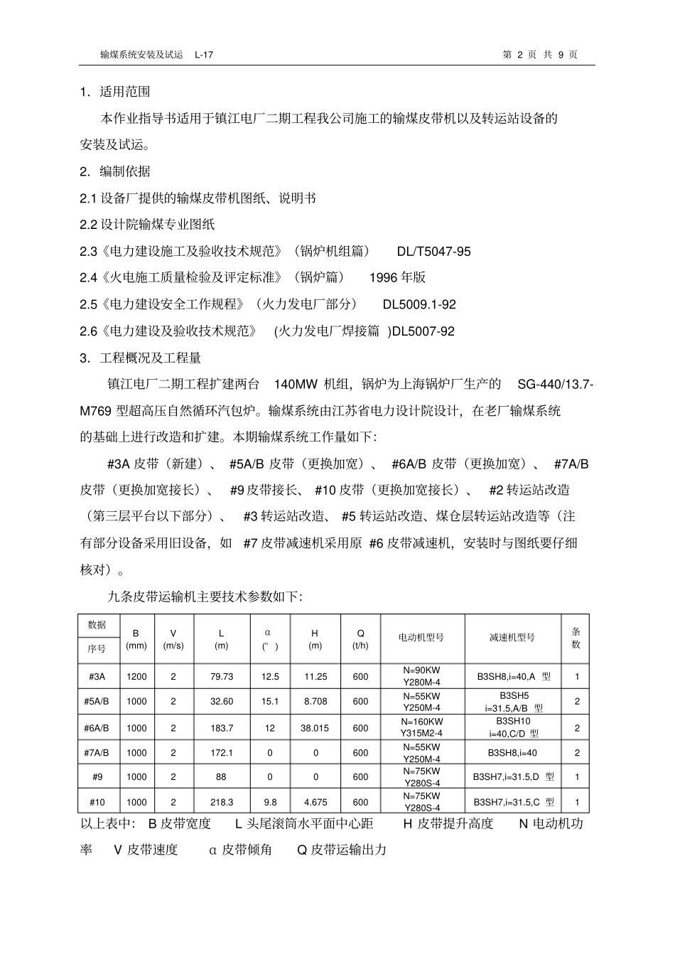 输煤系统安装及试运_第2页
