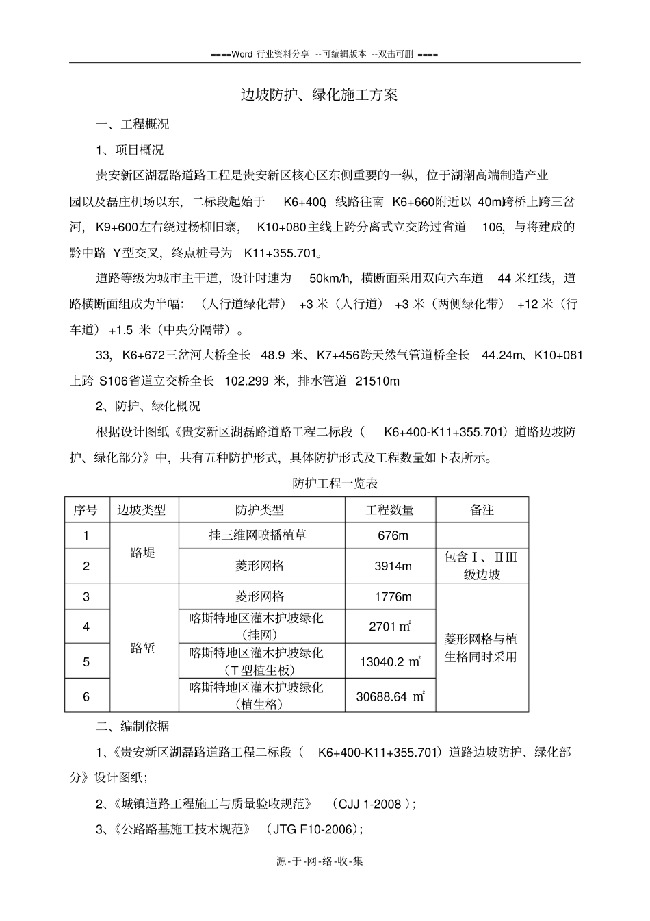 边坡防护、绿化施工方案_第2页