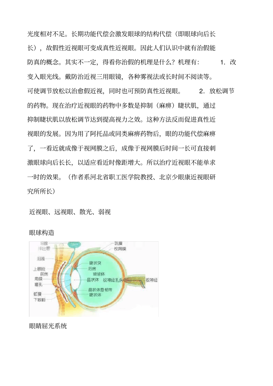 近视眼的自我防治和雾视疗法_第2页