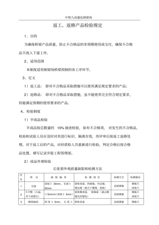 返工返修产品检验规定25