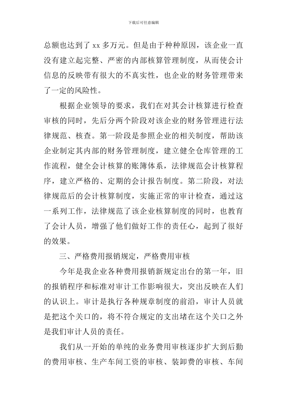 2024审计人员年终工作总结_第2页