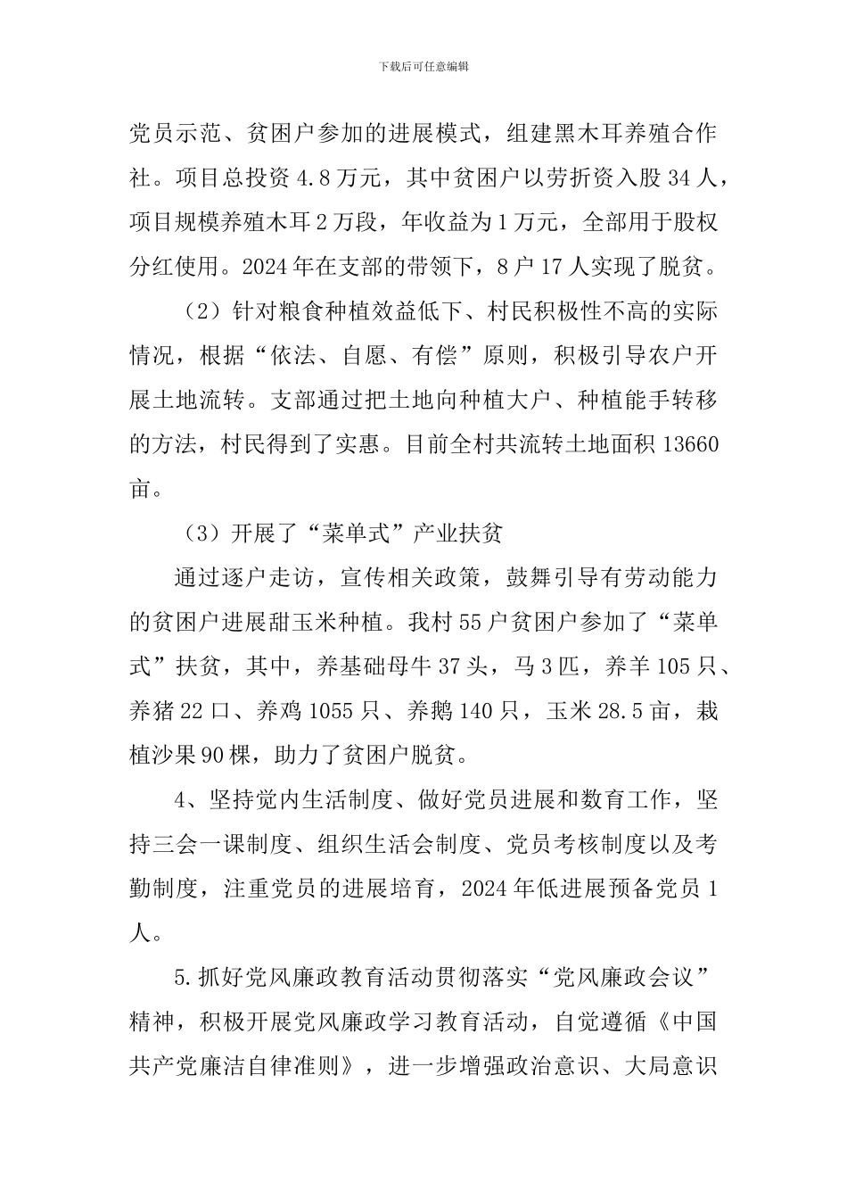 乡村2024年度党建工作总结_第2页