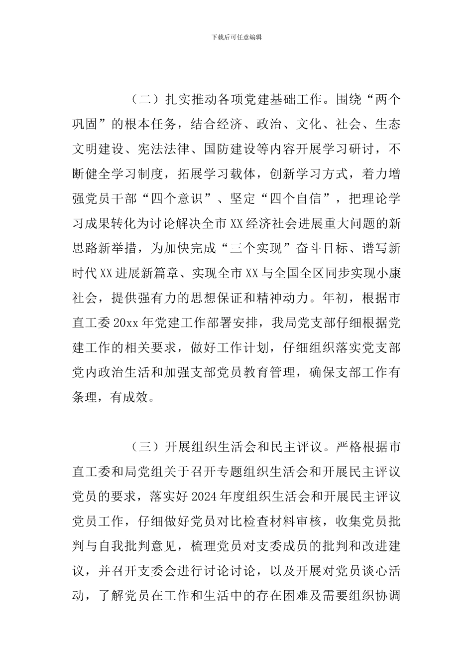 简短基层支部党建个人工作总结优选例文_第2页