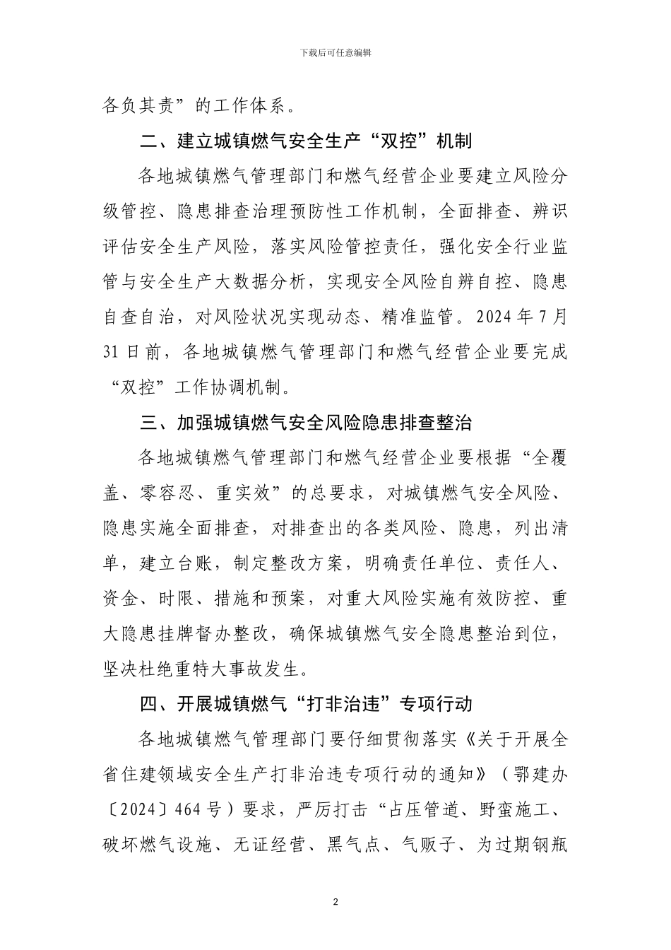 2024年省城镇燃气安全生产工作要点_第2页