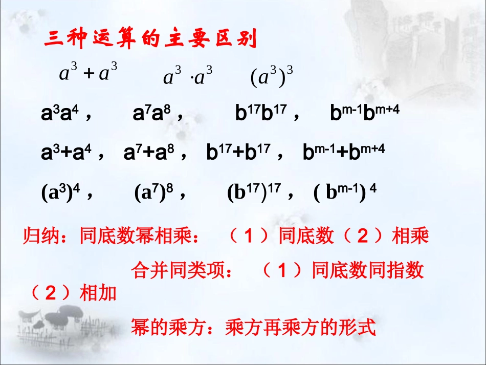 《幂的乘方与积的乘方》第二课时参考课件_第3页