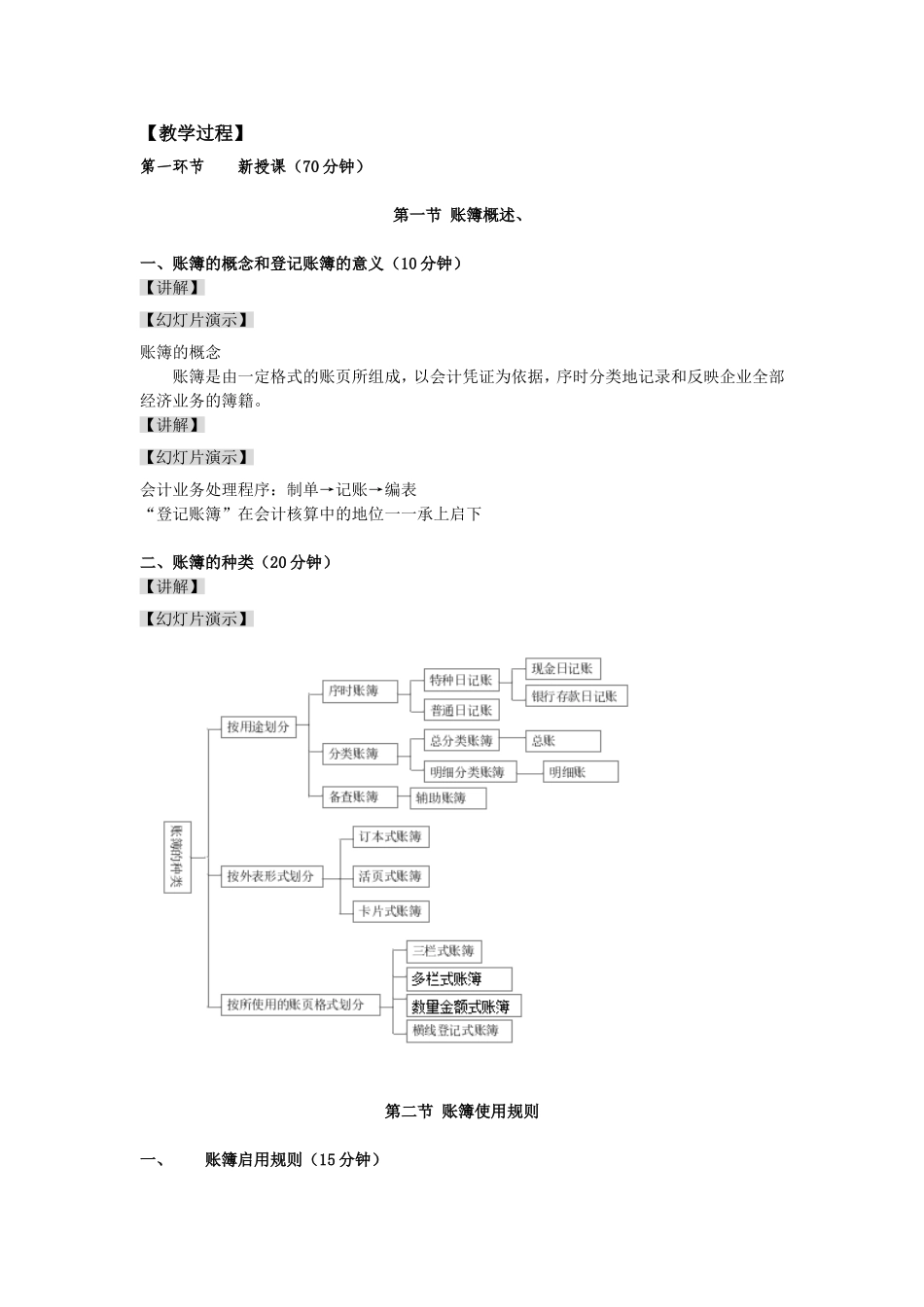 账簿概述及其使用规则_第2页