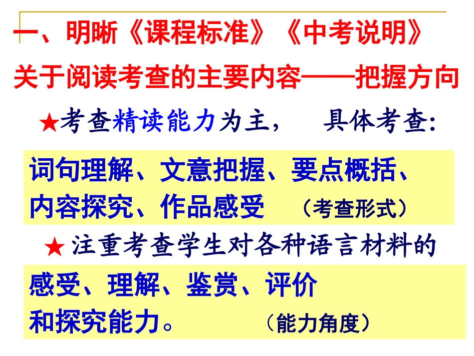 中考阅读复习策略——杨济华_第3页