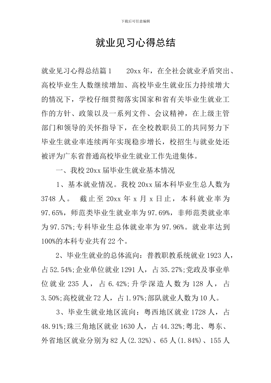 就业见习心得总结_第1页