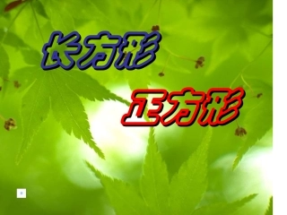 长方形、正方形