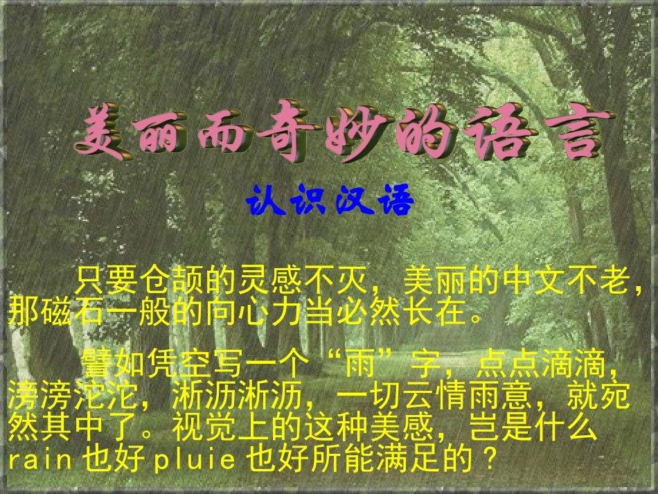 《美丽而奇妙的语言》_第1页