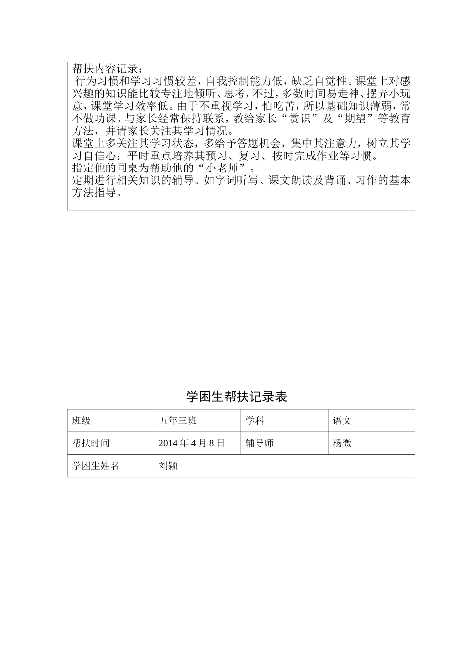 学困生帮扶记录_第3页