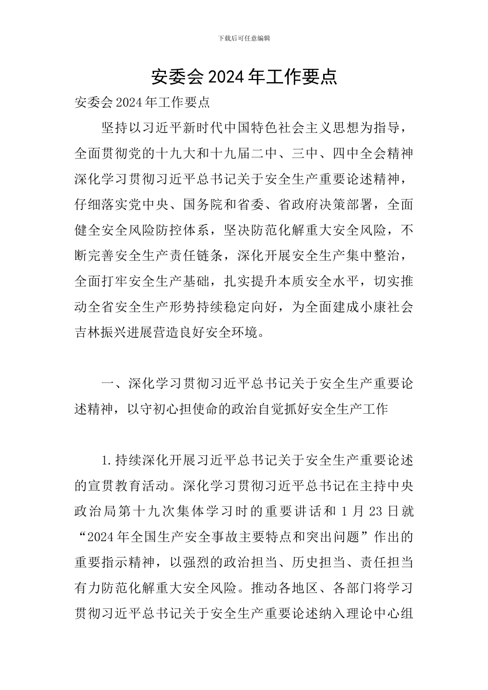 安委会2024年工作要点_第1页