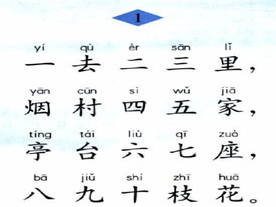 识字1一去二三里_第2页