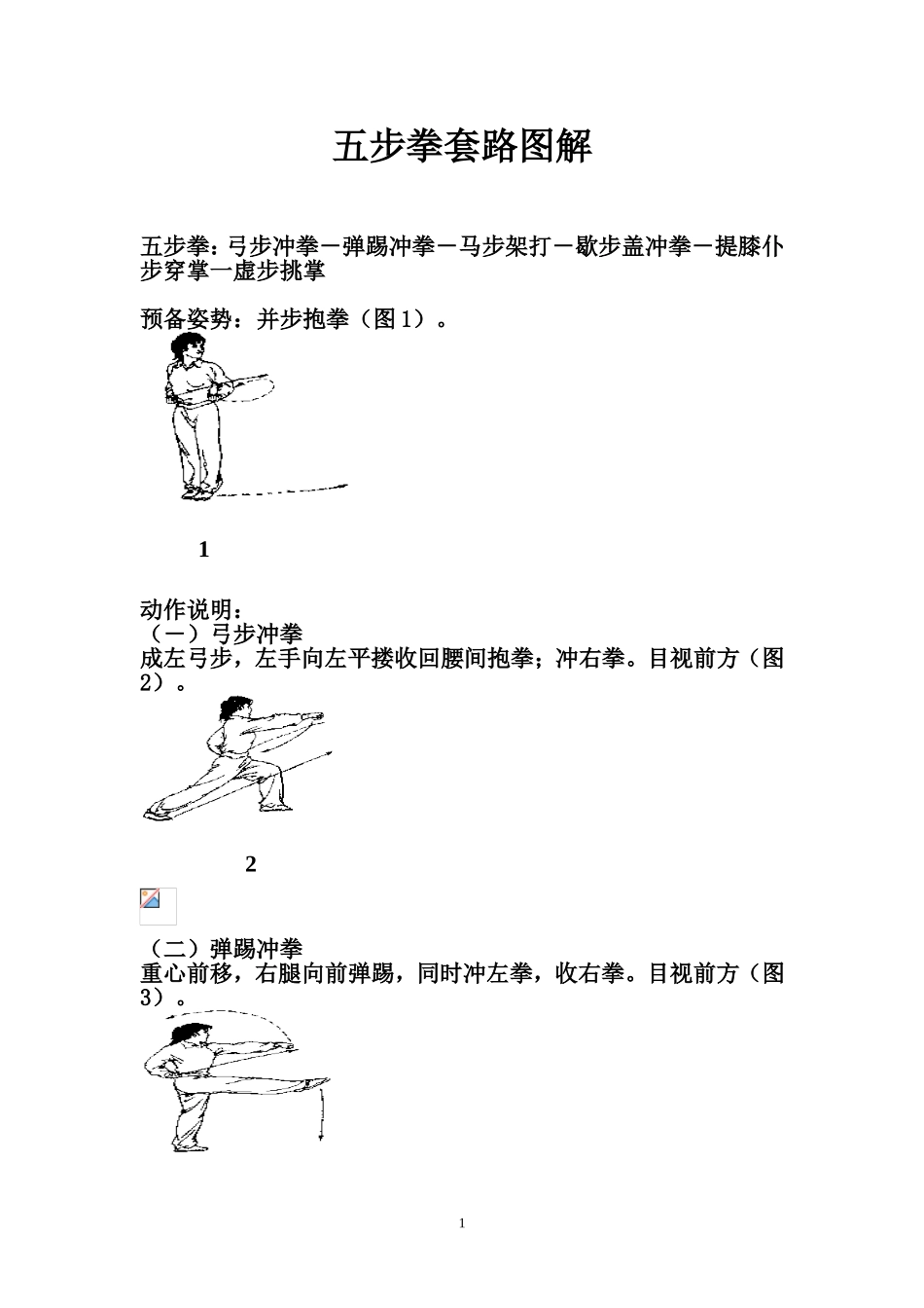 五步拳套路图解_第1页