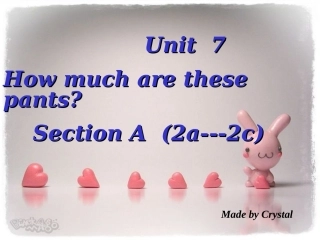 七年级英语How_much_are_these_pants单元课件2