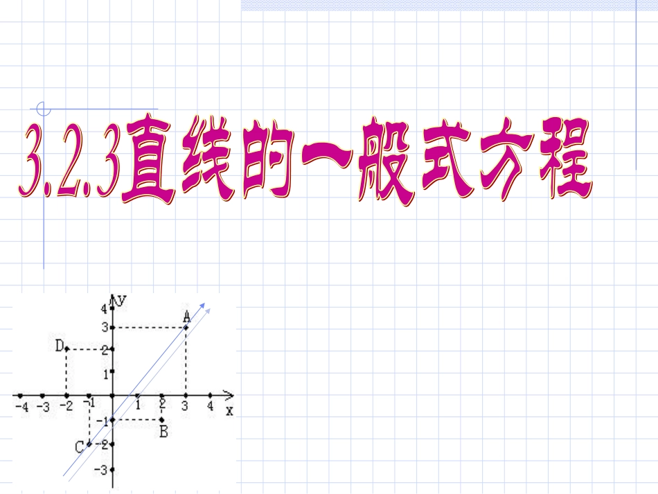 直线的一般式方程_第1页