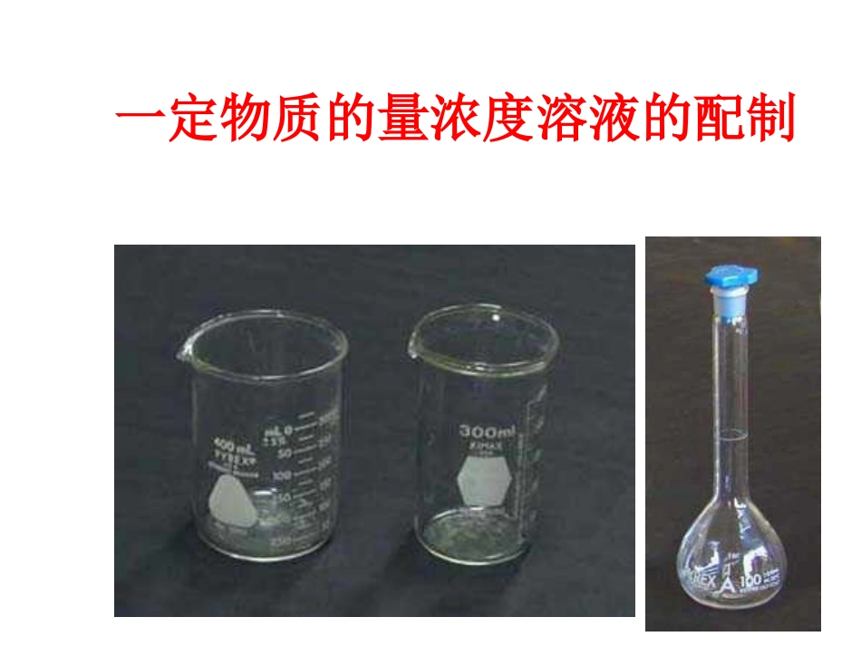 配制溶液（好）_第1页