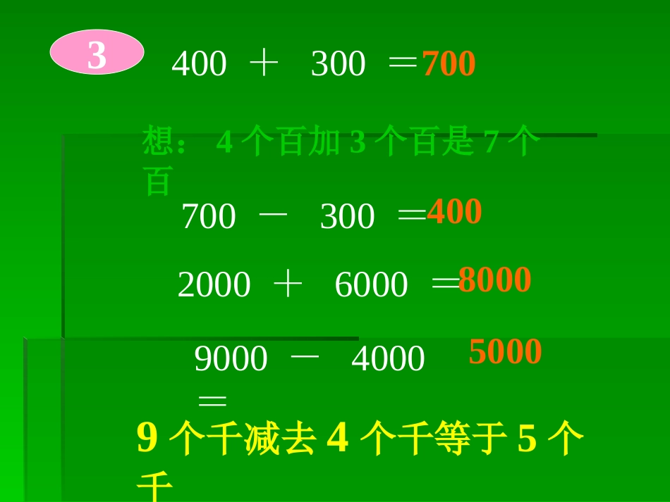 整百整千数加法减法_第3页