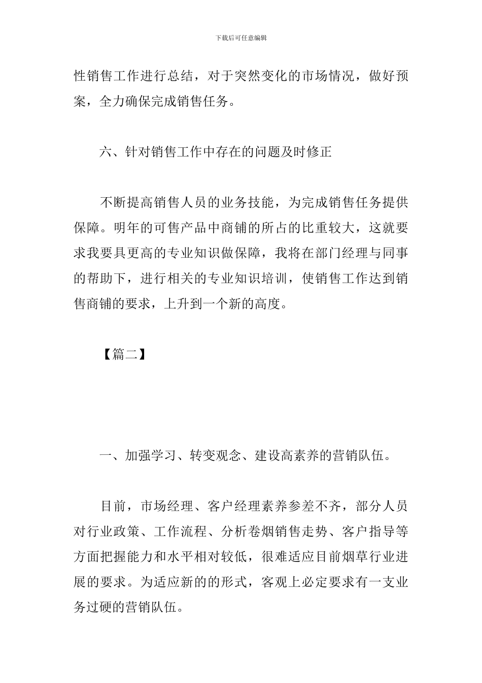 销售总监工作计划范文2024_第3页