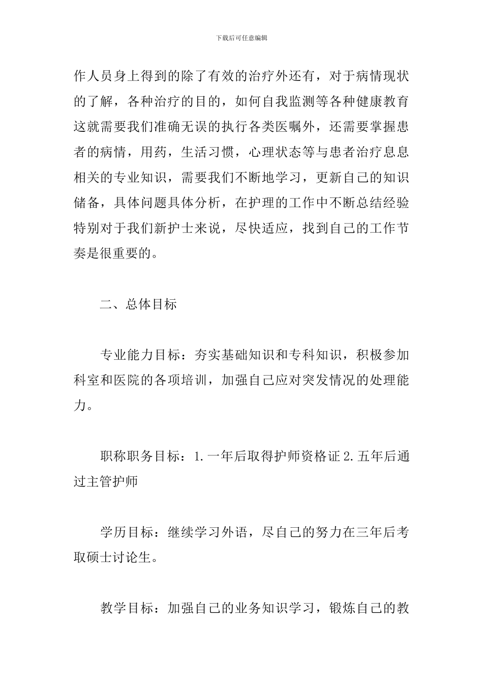 新护士长工作计划报告_第2页