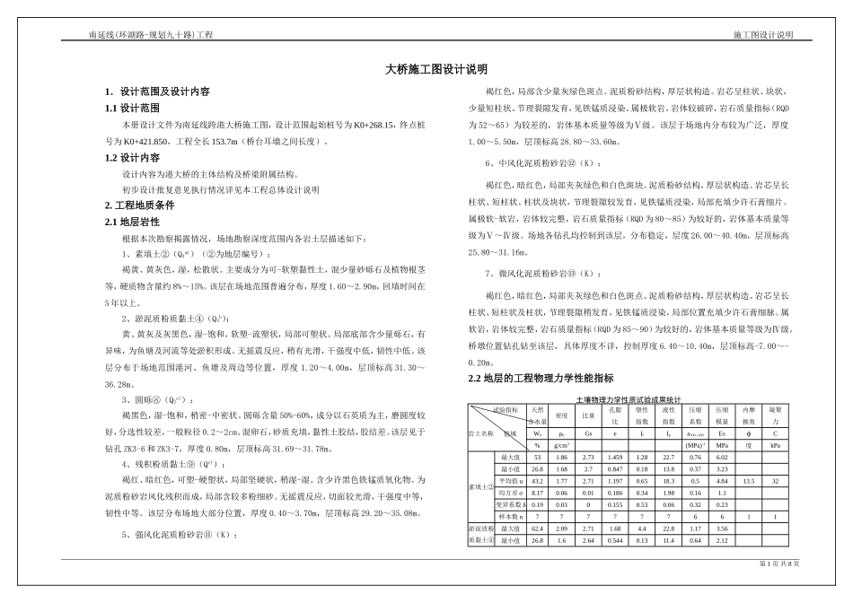 38+70+38斜交变截面预应力混凝土连续箱梁桥施工图说明书_第1页