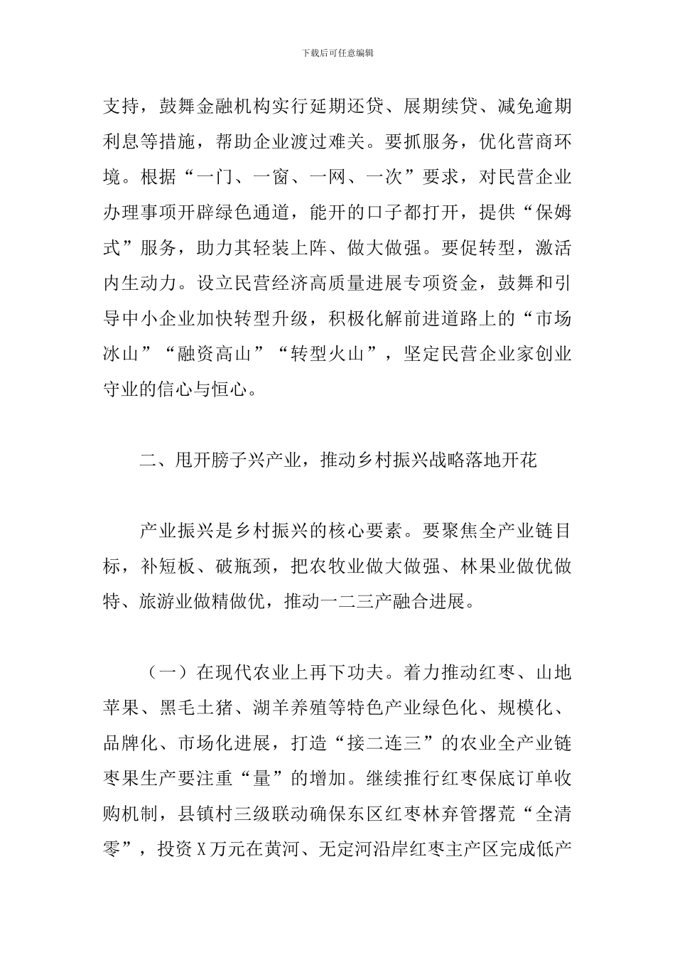 2024年在全县重点工作推进会上的讲话_第3页