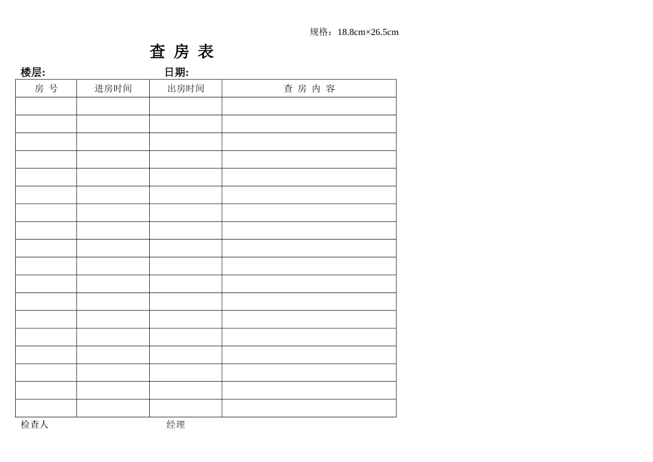 星级酒店管理表格汇集_第2页