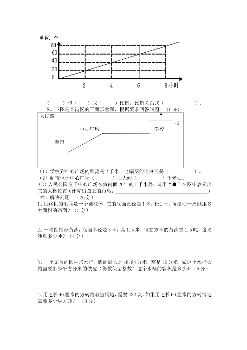 2015六年级期中试卷_第3页