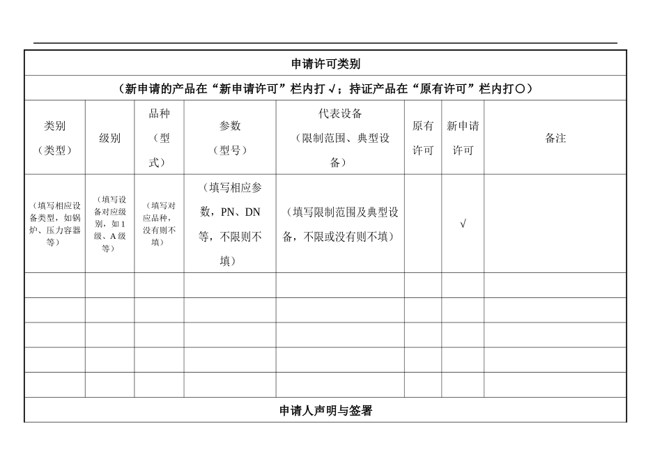 安装改造维修许可申请书(范)_第3页